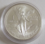 Mexico Libertad 1 Oz Silver 1991