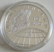 Finland 10 Euro 2002 50 Years Olympics Helsinki Silver Proof
