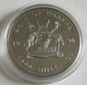 Uganda 1000 Shillings 1996 Rückgabe von Macau