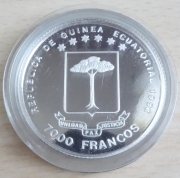 Equatorial Guinea 7000 Francos 1992 Olympics Barcelona...