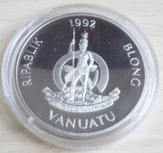 Vanuatu 50 Vatu 1992 Tiere Santa-Cruz-Taube &...