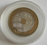 Frankreich 20 Francs 1994 100 Jahre Olympischer Kongress