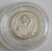 Russia 1 Rouble 1998 World Youth Games in Moscow Diving 1/4 Oz Silver
