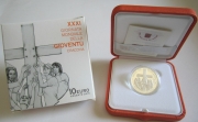 Vatican 10 Euro 2016 World Youth Day in Cracow Silver