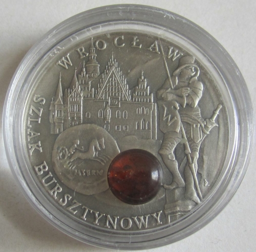 Niue 1 Dollar 2009 Amber Route Wroclaw