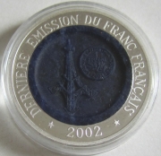 Kongo 1000 Francs 2002 Euroeinführung...
