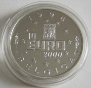 Belgium 10 Euro 1996 Johanna Castiliensis Silver