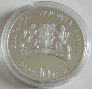 Bulgaria 10 Leva 1999 Europa Plovdiv Silver