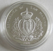 San Marino 10000 Lire 2000 1700 Years Republic Silver