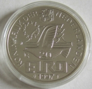 Netherlands 20 Euro 1997 Pieter Corneliszoon Hooft Silver