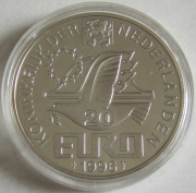 Netherlands 20 Euro 1996 Constantijn Huygens Silver