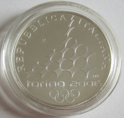 Italien 10 Euro 2005 Olympia Turin Ski Alpin