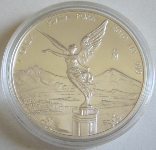 Mexico Libertad 1 Oz Silver 2010 Proof