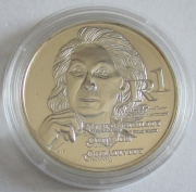 South Africa 1 Rand 2010 Nadine Gordimer Silver