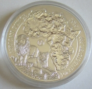 Rwanda 50 Amafaranga 2010 Wildlife Lion Fabulous 15 Privy...