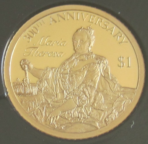 Samoa 1 Tala 2017 Maria Theresa Gold