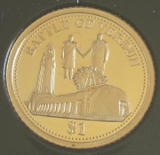 Solomon Islands 1 Dollar 2016 100 Years Battle of Verdun Gold