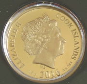 Cook Islands 1 Dollar 2016 Olympics Rio de Janeiro Gold