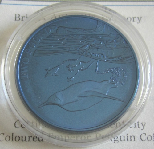 British Antarctic Territory 2 Pounds 2016 Tiere Kaiserpinguin