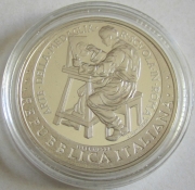 Italy 10 Euro 2007 100 Years School for Medal Art Silver