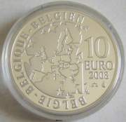 Belgium 10 Euro 2008 Olympics Beijing Silver