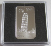 Salomonen 2 Dollars 2015 Wahrzeichen Schiefer Turm von Pisa