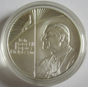 Poland 10 Zlotych 1999 Pope John Paul II Pilgrim Silver
