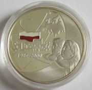 Poland 10 Zlotych 2000 20 Years Solidarnosc Silver