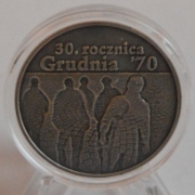 Polen 10 Zlotych 2000 30 Jahre Dezember 1970