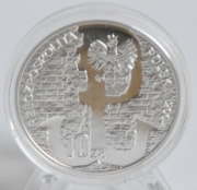 Polen 10 Zlotych 2004 60 Jahre Warschauer Aufstand