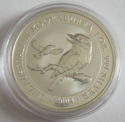 Australia 1 Dollar 2004 Kookaburra 1 Oz Silver