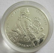 Poland 10 Zlotych 2005 Stanislaw August Poniatowski Body Silver