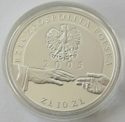 Polen 10 Zlotych 2005 Papst Johannes Paul II.