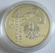 Poland 10 Zlotych 2006 Olympics Turin Snowboard Silver