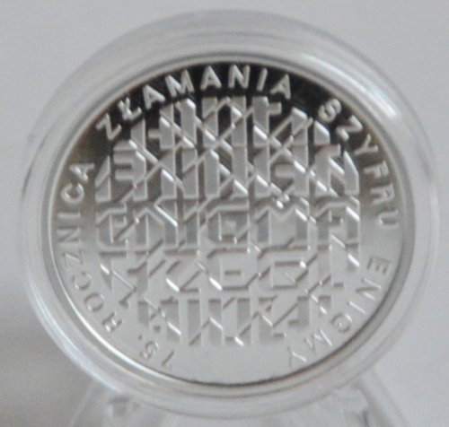 Poland 10 Zlotych 2007 Breaking Enigma Codes Silver