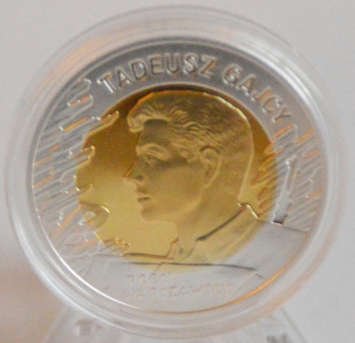 Polen 10 Zlotych 2009 65 Jahre Warschauer Aufstand Tadeusz Gajcy