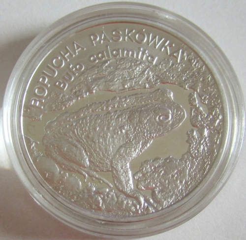 Poland 20 Zlotych 1998 Wildlife Natterjack Toad Silver