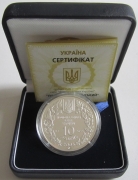 Ukraine 10 Hryvnia 2006 Wildlife Ukrainian Bush Cricket 1 Oz Silver